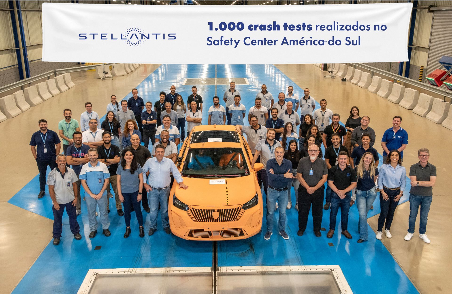 Stellantis Test Rack STELLANTIS LLEGÓ A 1.000 CRASH TEST EN SUDAMÉRICA